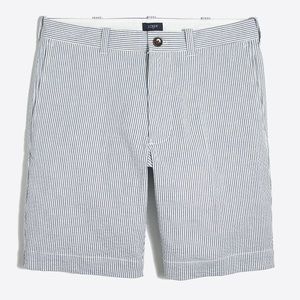 J Crew Mens Seersucker Flex Short (9 inch inseam)